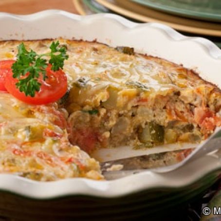 Crustless Veggie Pie