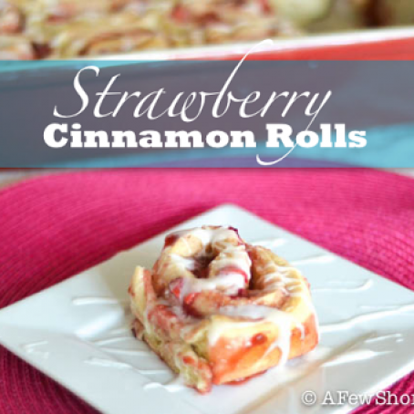 Strawberry Cinnamon Rolls