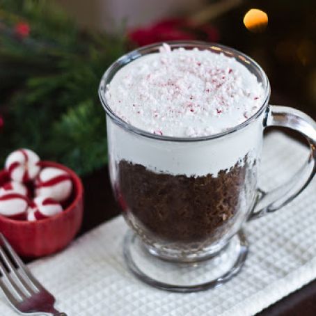 Chocolate Peppermint Mug Cake
