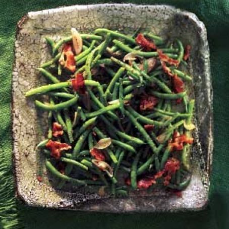 Green Beans With Bacon Vinaigrette