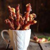 Sweet & Savory Cheesy Bacon Straws