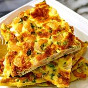 Shrimp and Basil Frittata
