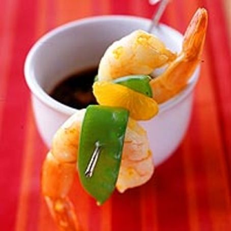 ginger shrimp skewers