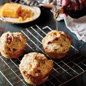 Bacon Cheddar Poppy Seed Muffins (Baking Powder)