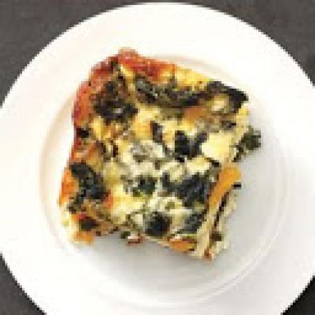 Butternut Squash and Spinach Strada