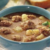 Savory Meatball Soup