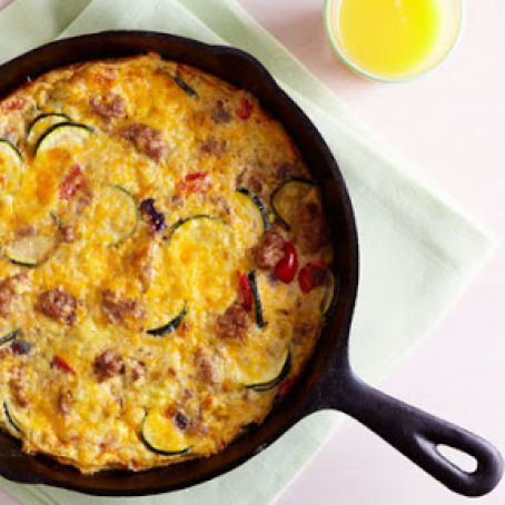 Chicken Sausage & Vegetable Frittata