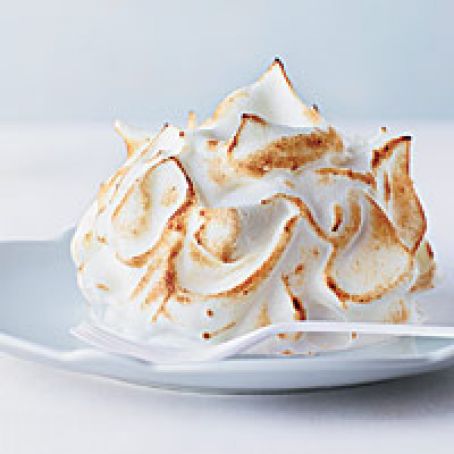 Coconut Baked Alaska with Pineapple Meringue