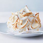 Coconut Baked Alaska with Pineapple Meringue