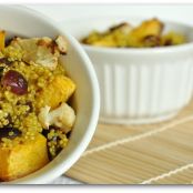 Cranberry Curry Quinoa with Roasted Veggies