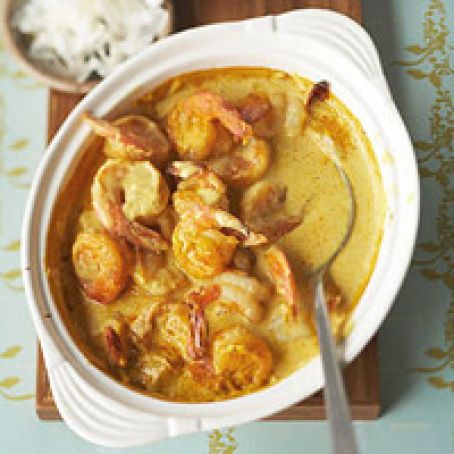 Meals (Baked Shrimp Curry)