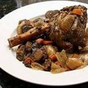 Savory Slow Cooker Lamb Shanks