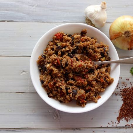 Skinny Quinoa with Black Beans