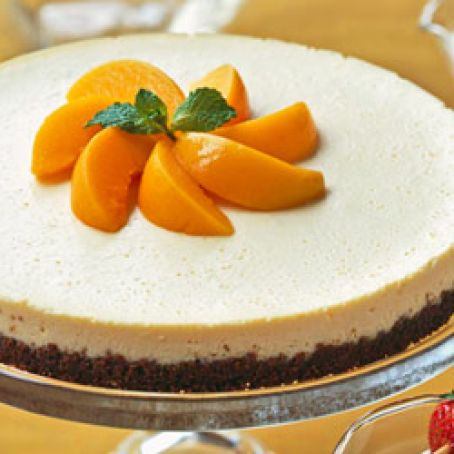 Peachy Cheesecake
