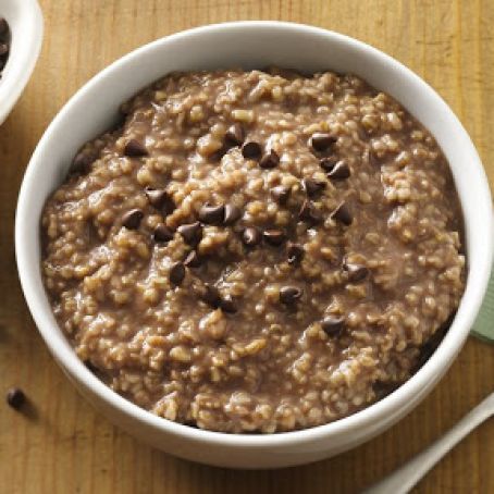 Slow Cooker Hot Chocolate Oatmeal