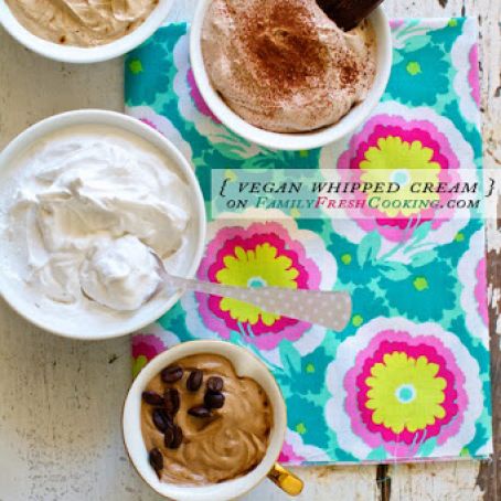 Whipped Cream: Vegan Whipped Cream