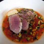 Spiced Seared Tuna Gazpacho