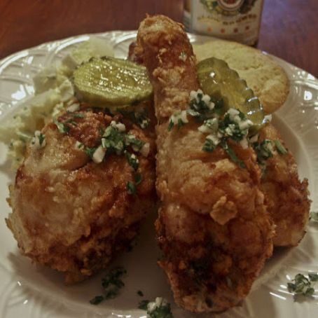 Austin Leslie’s Fried Chicken with Persillade Recipe