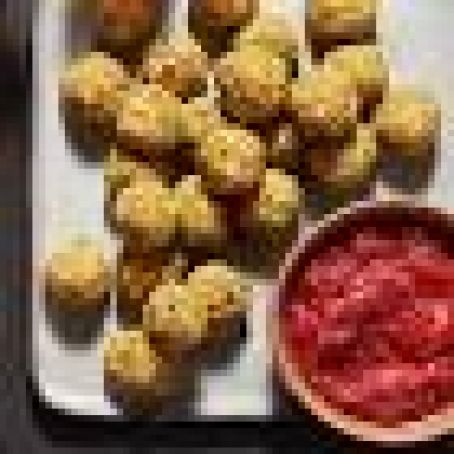 Vegetarian Meatballs with Red Sauce