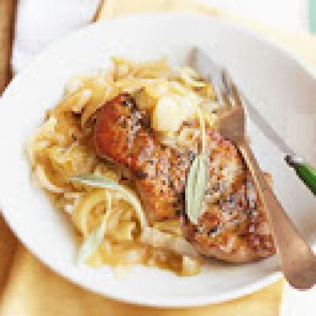 Sage-Scented Pork Chops