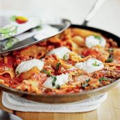 Skillet Lasagna with Sausage and Peppers