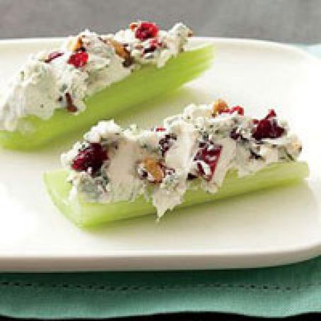 Blue Cheese-and-Pecan-Stuffed Celery