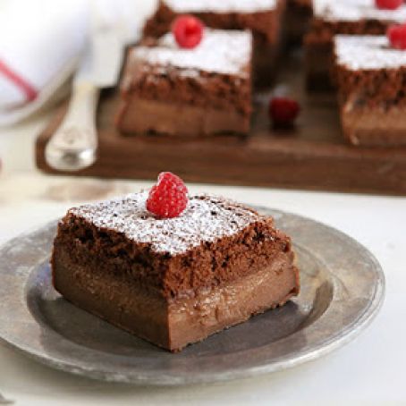 Chocolate Magic Custard Cake