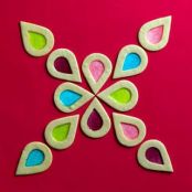 STAINED GLASS TEARDROPS