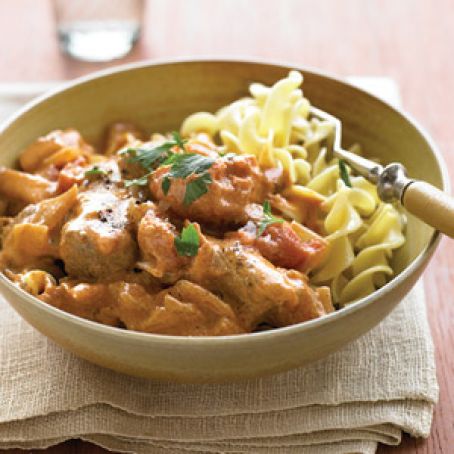 Pork Paprikash (Hungarian Stroganoff)