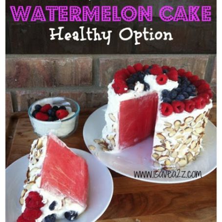 No Bake Watermelon Cake Recipe