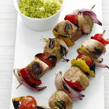 Meals (Sausage & Pepper Skewers)