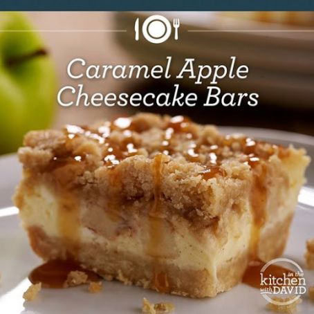 Caramel Apple Cheesecake Bars
