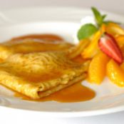 French Pancakes with Orange Sauce