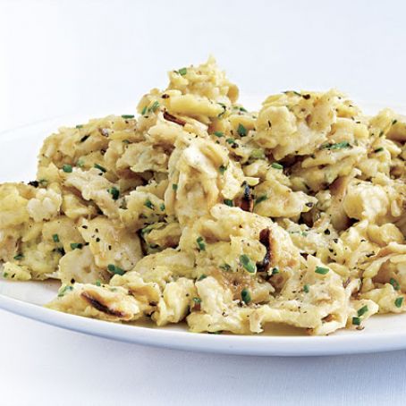 Matzo Brei with Fresh Chives