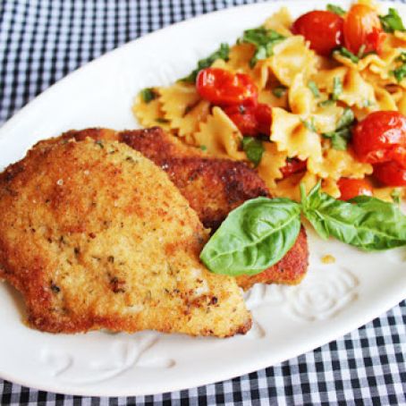 Skillet Chicken and Bruschetta