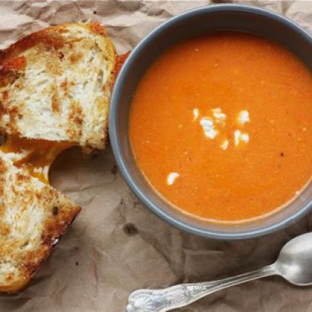 Goat Cheese Tomato Soup