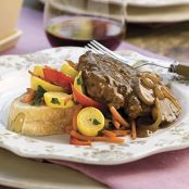 Hamburger Steak With Sweet Onion-Mushroom Gravy
