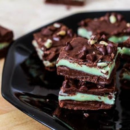 Andes Mint Chocolate Chip Fudge