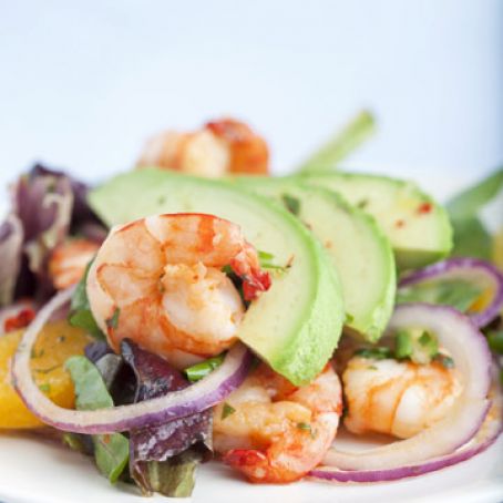 *Shrimp &  Avocado Salad