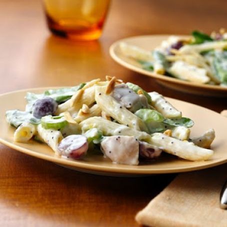 Chicken Pasta Salad with Creamy Lemon Dressing