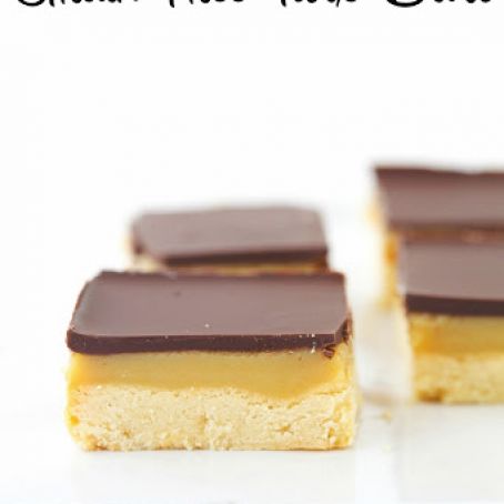 Twix Bars, Homemade  (Grain-Free, Paleo, Primal, Gluten-Free)