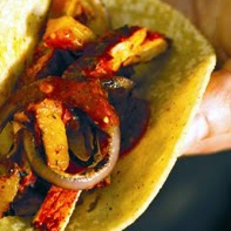 GRILLED CORN TACOS al PASTOR