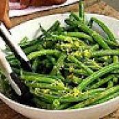 Green Beans with Lemon and Garlic