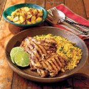 Grilled Southwestern Chicken With Pineapple Salsa