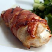 Chicken Stuffed with Provolone, Spinach, Prosciutto