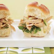 Indian Pulled-Chicken Sandwiches