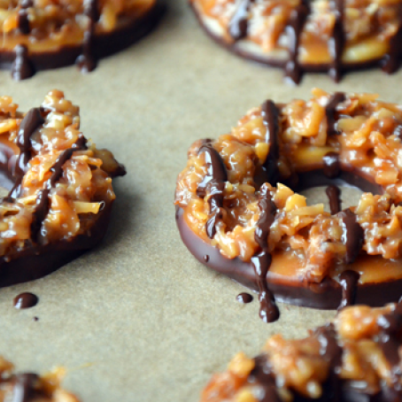 Samoas Girl Scout Cookies