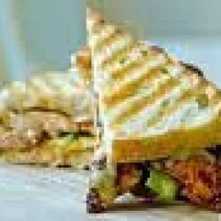 Chicken Panini with Pesto and Peppers