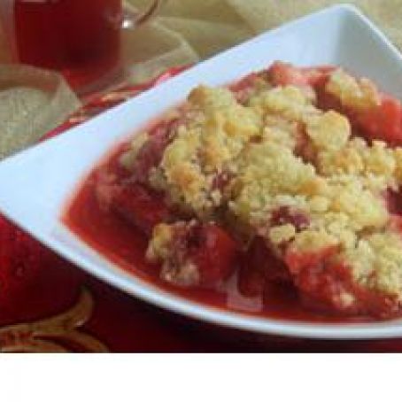 Strawberry Rhubarb Cobbler