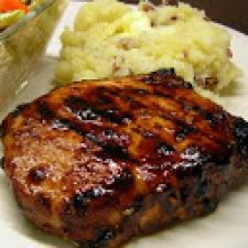 Grilled Mongolian Pork Chops